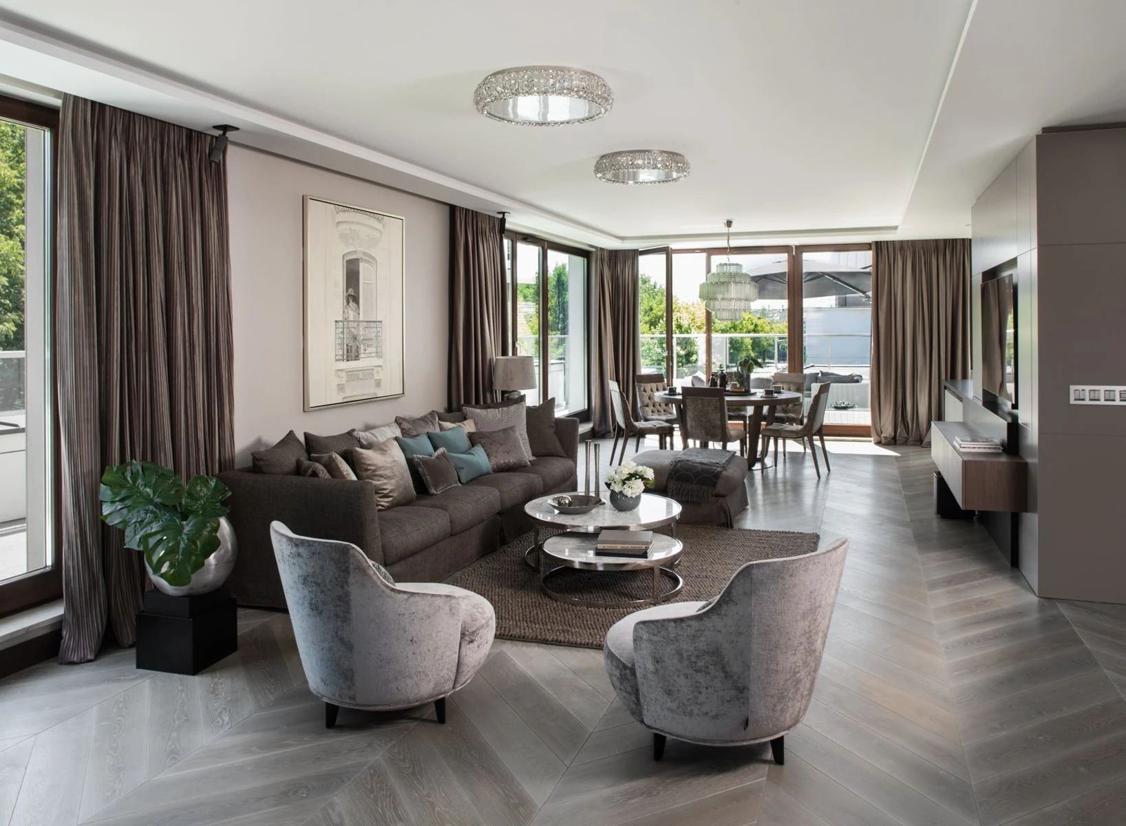 Luksusowy apartament w sercu Warszawy
