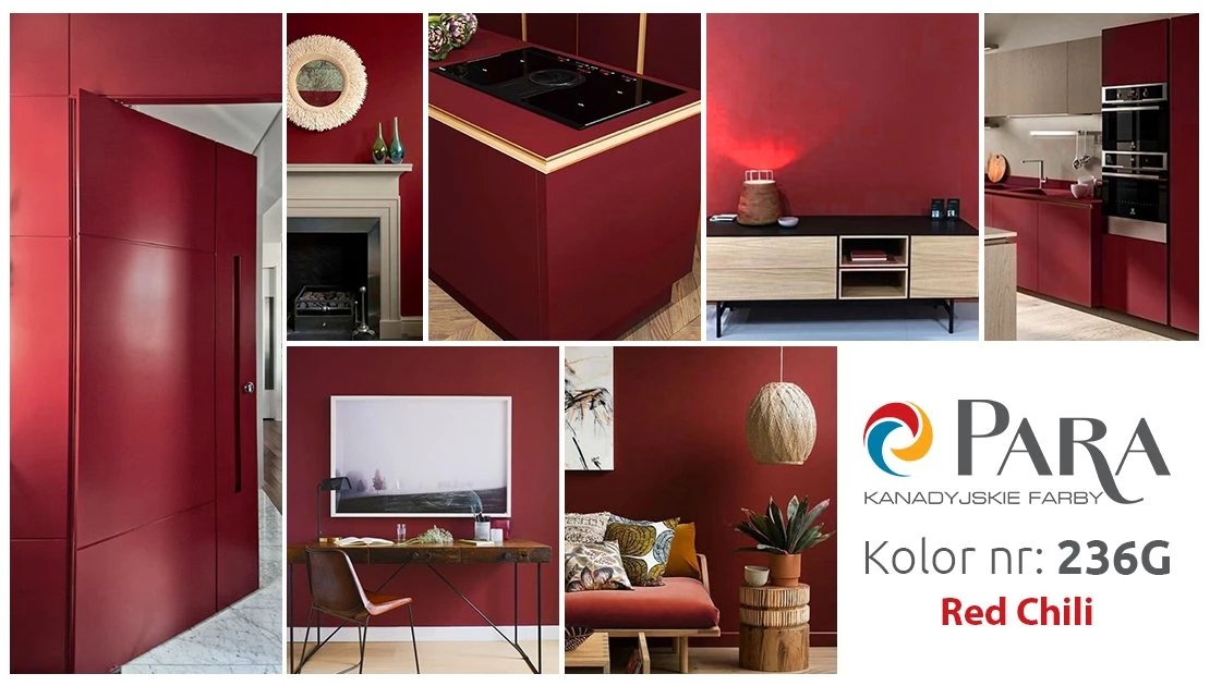 RED CHILI kolorem marca według Para Paints!
