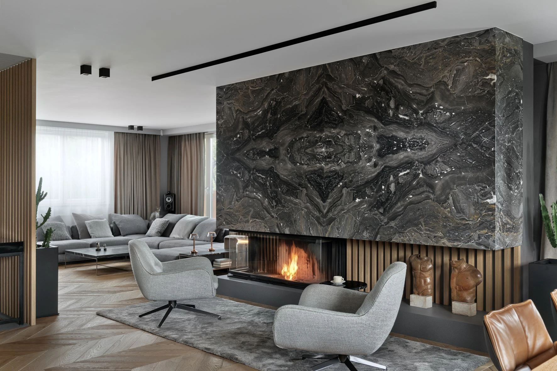 Elegancka konsekwencja w krakowskim apartamencie