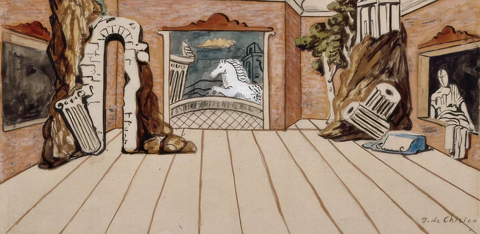 Sceniczne Wizje – teatralne pejzaże Giorgio de Chirico w interpretacji Glamora