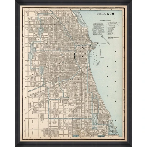  Chicago Map 