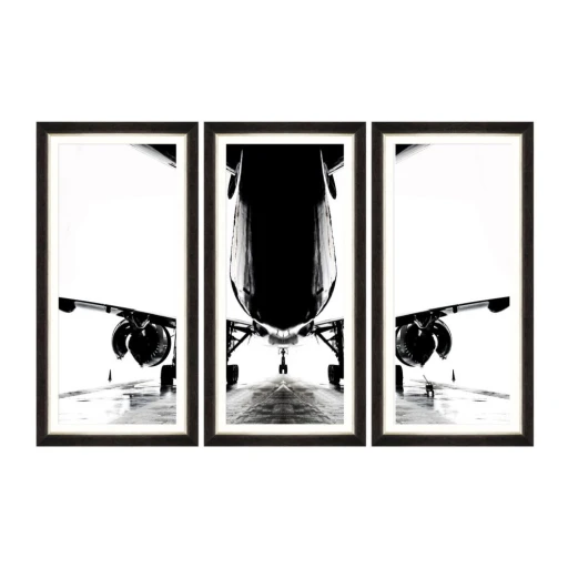  Aircraft Silhouette Triptych
