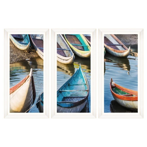 Fishing Boats Triptych