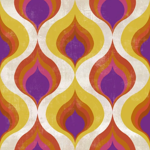 MINTHEGAP Circus Ottoman Pattern WP20007