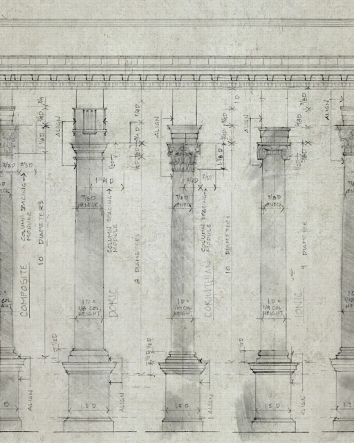 MINDTHEGAP Eclectic Colonnade Sand WP20022