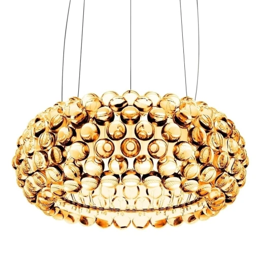 Lampa wisząca ARIA AMBER 50 - kolor bursztynowy