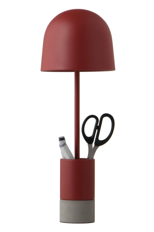 FRANDSEN lampa biurkowa PEN bordowa
