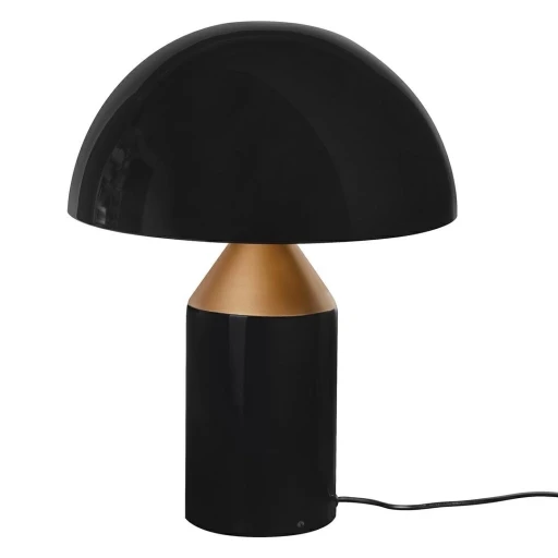 Lampa biurkowa FUNGO czarno-złota - aluminium