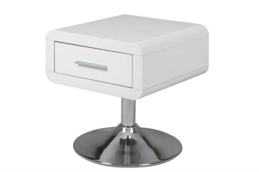 ACTONA szafka COMFORT biała - MDF, chrom