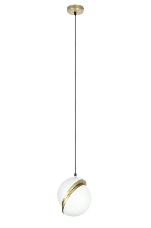 Lampa wisząca GLOBE 20 złota - LED, akryl, metal