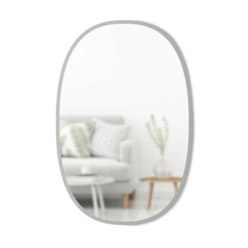 UMBRA lustro HUB OVAL 24x36 - szary