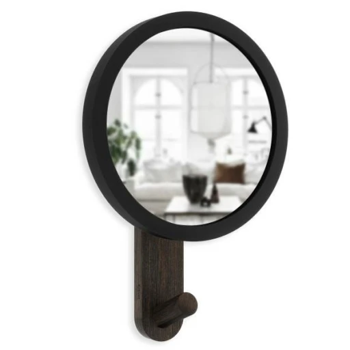 UMBRA lustro HUB MIRROR -czarny orzech