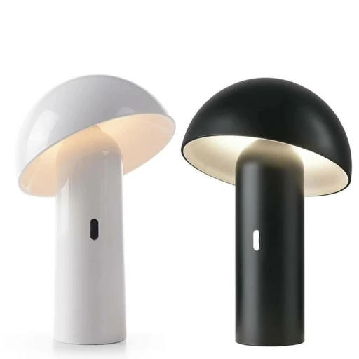 NEW GARDEN lampa biurkowa ENOKI NEGRO INDOOR & OUTDOOR czarna - LED, wbudowana bateria