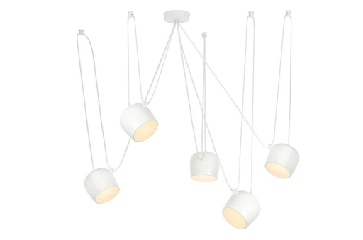 Lampa wisząca EYE 5 biała - LED, aluminium