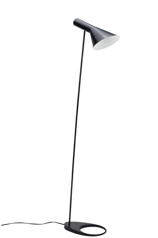 Lampa podłogowa FONO czarna - aluminium