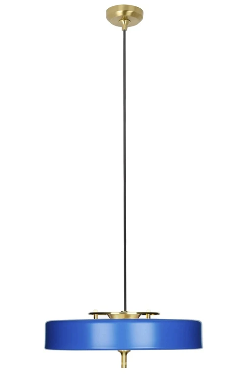 Lampa wisząca ARTE niebieska - aluminium, metal