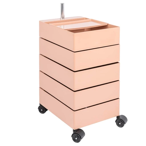 Szafka CUPBO 360 różowa  - abs, kółeczka
