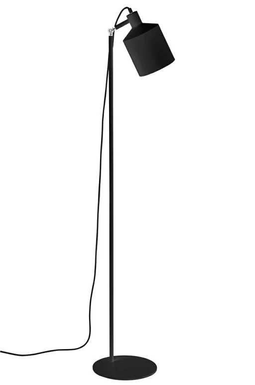 Lampa podłogowa LEKTOR czarna - aluminium