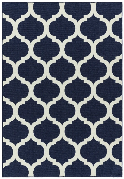 Asiatic Antibes AN02 Blue Trellis