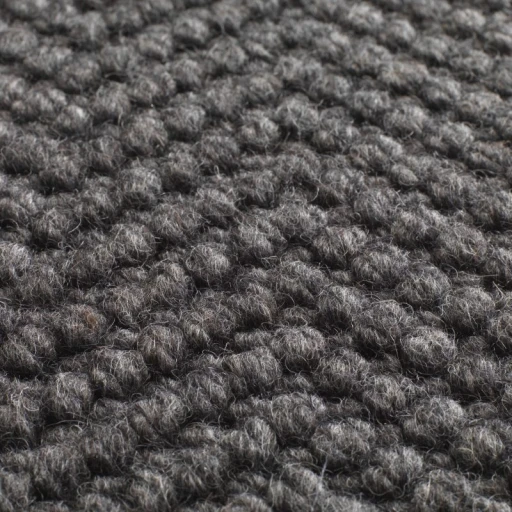 Jacaranda Natural Weave Herringbone Charcoal