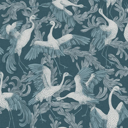 Boras Tapeter Modern Spaces Dancing Crane Special 4583