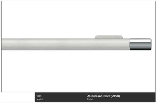 Karnisz Interstil Trim. 1 79 Aluminium