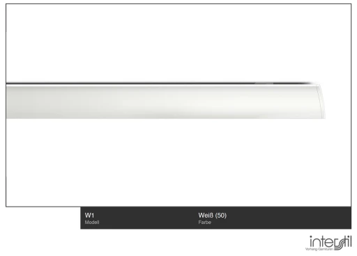 Karnisz Interstil W1 50 biały