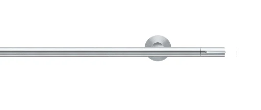 Karnisz Interstil Duo stal nierdzewna/polerowane aluminium