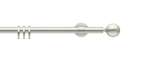 Karnisz Interstil Grazioso 72 niklowy mat