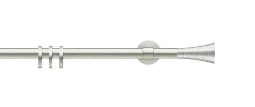 Karnisz Interstil Legato 72 niklowy mat