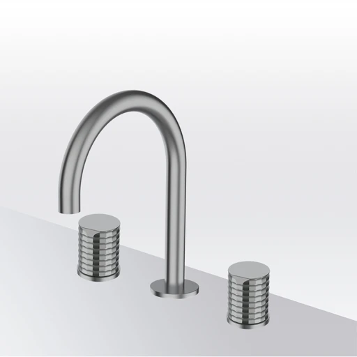 Bateria umywalkowa 3-otworowa Inox Aura 75355333