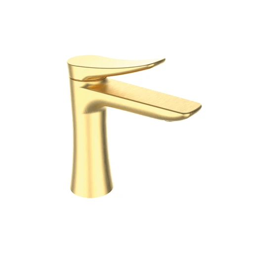 Bateria umywalkowa bez akcesorium Szczotkowane Złoto EterNice PVD NAVA 66510688