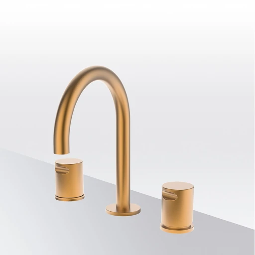 Bateria umywalkowa 3-otworowa Isola Cool Miedź EterNice PVD 90300255