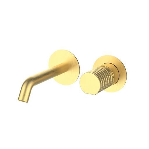 Bateria umywalkowa podtynkowa 200mm bez akcesorum Szczotkowane Złoto EterNice PVD Aura 75117788