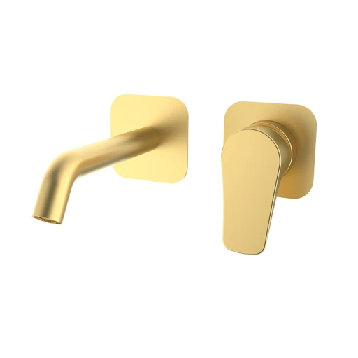 Bateria umywalkowa podtynkowa 150 mm Szczotkowane Złoto EterNice PVD NAVA 66535688