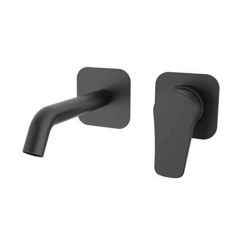 Bateria umywalkowa podtynkowa 150 mm Czarny Metal EterNice PVD NAVA 66535692