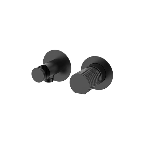 Bateria podtynkowa z uchwytem z przyłączem wody Czarny Metal EterNice PVD Aura 75615492