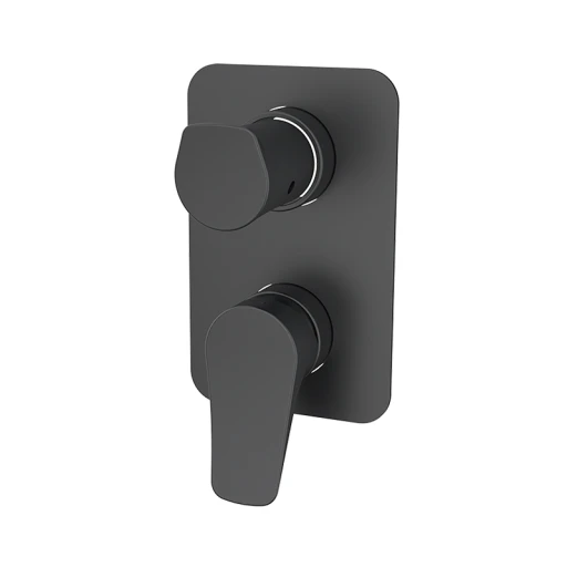 Bateria podtynkowa z przełącznikiem 3-drożna Czarny Metal EterNice PVD NAVA 66145692