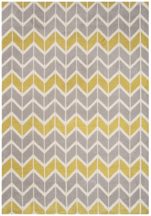 Asiatic Arlo AR06 Chevron Lemon / Grey