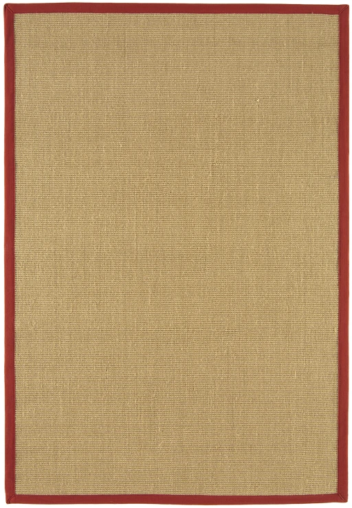 Asiatic Sisal Linen/Red